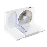 SOMOGYI Home HG SZE 01 szeletelőgép, teljesítmény 150 W, szeletelési vastagság 0-1,5 cm, rozsdamentes forgókés ∅17 cm, összecsukható