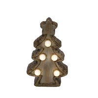 SOMOGYI Home KDC 15/T LED-es kerámia fenyőfa asztali dísz, 5 db LED