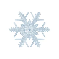 SOMOGYI Home KID 331/WH LED-es hópehely ablakdísz, beltéri kivitel, öntapadós, hidegfehér LED