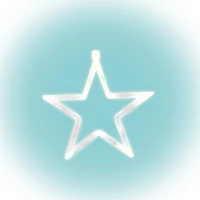 SOMOGYI Home KID 411 csillag ablakdísz, 8 db LED, öntapadós elemtartó