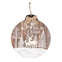 SOMOGYI Home KLW 32 ablakdísz, ajtódísz, fa, 6 db LED, lézervágott, kapcsolható