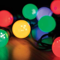 SOMOGYI Home LPL 30M fényfüzér, 30 db LED gömb, színes, IP44, kültéri, beltéri