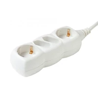 SOMOGYI Home NV 14/WH hálózati elosztó, 1,5 m, H05VV-F 3G1,0 mm2 kábel, IP 20 kivitel, 2 védőérintkezős és 2 euro aljzat, max. 3500W, fehér