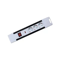 SOMOGYI Home NVP 03K/WH túlfeszültség védett hálózati elosztó, 2 m, kapcsolós, H05VV-F 3G1,5 mm2 kábel, IP20 kivitel, 3 aljzat, max. 3500W, falra akasztható