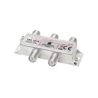 SOMOGYI Home TSX 1913 F elosztó, HQ professzionális minőség, 75 Ohm, IP44, cink-ötvözet konstrukció, 5-2400 MHz, 4 utas, 1 bemenet, 4 kimenet