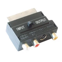 SOMOGYI Home V 50S videóátalakító, 21 pólusú euro dugó, RCA aljzat, SVHS aljzat