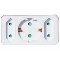 Steck Hálózati elosztó (1 földelt, 2 euro) ST 1-2