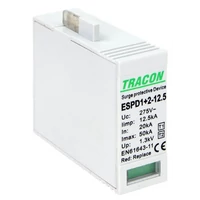 Tracon ESPD1+2-12.5MO T1+T2 AC típusú túlfeszültséglevezető betét 12.5 M Uc:275V, Iimp:12,5kA, In:20kA, Imax:50kA, Up:1,3kV