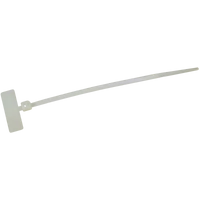 Tracon 120J Jelzőcímkés kábelkötegelő, natúr 110×2,5mm, D=1-20mm, PA6.6, (a×b=8×25mm)