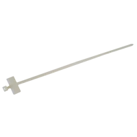 Tracon 200J Jelzőcímkés kábelkötegelő, natúr 210×2,5mm, D=5-45mm, PA6.6, (a×b=15×30mm)