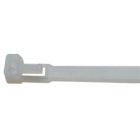 Tracon 280-NY Nyitható kábelkötegelő, natúr 300×7.6mm, D=10-80m, PA6.6