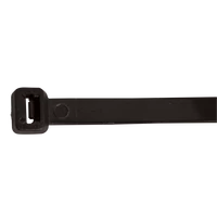 Tracon 301PR Normál kábelkötegelő, fekete 300×7.8mm, D=5-80mm, PA6.6
