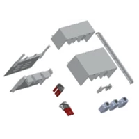 Tracon AA-KETO-3-1 Érintésvédelmi burkolat alsó/felső kábelbevezetéshez 1P 3, 1P, L=42 mm