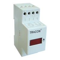 Tracon ACAMSD-10 Sínre pattintható digitális váltakozó áramú ampermérő 10A AC, Us=230V