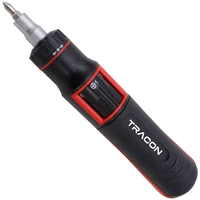 Tracon ACS10 Racsnis csavarhúzó beépített cserélhető fejekkel 190mm, 10 bit