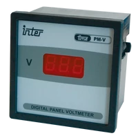Tracon ACVMD-72-500 Digitális 1 fázisú váltakozó áramú voltmérő, direkt 72×72mm, 500V AC