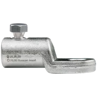 Tracon AS25-95CS Szakadófejes csavaros alumínium szemes csősaru 25-95mm2, 1xM13