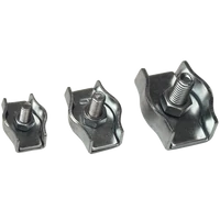 Tracon BSZ1-8 Sodronyszorító bilincs, szimpla, acél d=8-9mm, M8