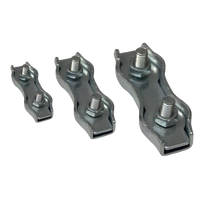 Tracon BSZ2-4 Sodronyszorító bilincs, dupla, acél d=4-4,8mm, M5