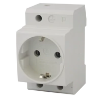 Tracon C60-DAO Sorolható csatlakozó aljzat, oldalsó védőérintkezővel 230V, 16A, 2P+E