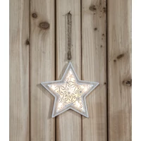 Tracon CHRSTWW5WW LED karácsonyi csillag, fa, elemes (X22093) Timer 6+18h,5LED, 3000K, 2xAA