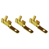 Tracon CS3 Szigeteletlen rátolható csatlakozó csap, sárgaréz 2,8×0,5mm, 0,5-1mm2