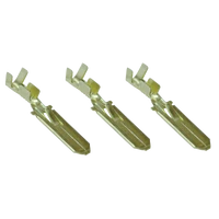 Tracon CS6B Szig.tlen rátolható csatlakozó csap, sárgaréz, rögz.csapos 6,3×0,8mm, 1-2,5mm2