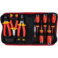 Tracon CSET9 1000 V-ra szigetelt szerszám készlet 1000V, 9pcs