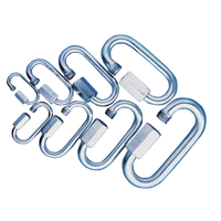 Tracon CSKARA8 Karabiner, csavaros, acél d=8mm, 3100N