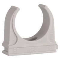 Tracon CSS-32 Csőrögzítő, sorolható klipsz D=32mm, PP