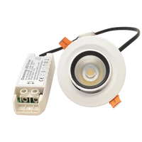 Tracon DLCOBA10W Beépíthető álmennyezeti LED lámpatest, forgatható 200-240VAC, 10 W, 800 lm, 4000 K, IP40, EEI=G