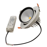 Tracon DLCOBA35W Beépíthető álmennyezeti LED lámpatest, forgatható 230 V, 50 Hz, 35 W, 3500 lm, 4000 K, EEI=F