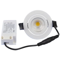 Tracon DLCOBD13W Kör alakú LED mélysugárzó, forgatható 230 V, 50Hz, 13W, 4000K, 1210lm, 60°, IP65, EEI=F