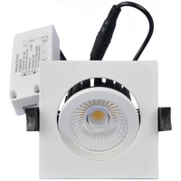 Tracon DLNCOBD5W Négyzet alakú LED mélysugárzó,forgatható 230 V, 50Hz, 5W, 4000K, 510lm, 60°, IP65, EEI=F