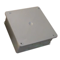 Tracon DN200X200 Szerelődoboz műanyag, falon kívüli, szürke 200×200mm, IP44