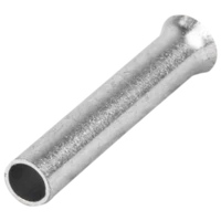 Tracon E03NR Szigeteletlen érvéghüvely, ónozott elektrolitréz 1mm2, L=8mm