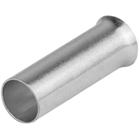 Tracon E06N Szigeteletlen érvéghüvely, ónozott elektrolitréz 4mm2, L=12mm