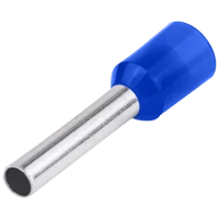 Tracon E118 Szigetelt (PA6.6) érvéghüvely, ónozott elektrolitréz, kék 2,5mm2, L=25,2mm