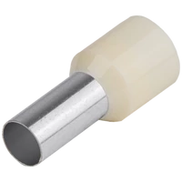 Tracon E26 Szigetelt (PA6.6) érvéghüvely, ónozott elektrolitréz, vaj 16mm2, L=22,2mm