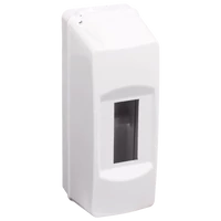 Tracon EDFK-2/1ANP Falon kívüli elosztódoboz, ajtó nélkül, zárópecsételhető 1×2 modul, IP40, (H×W×D=140×50×60mm)