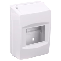 Tracon EDFK-4/1ANP Falon kívüli elosztódoboz, ajtó nélkül, zárópecsételhető 1×4 modul, IP40, (H×W×D=150×84×68mm)