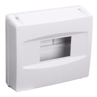 Tracon EDFK-8/1ANP Falon kívüli elosztódoboz, ajtó nélkül, zárópecsételhető 1×8 modul, IP40, (H×W×D=160×180×60mm)