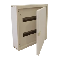 Tracon EDFKF-16/3 Fém elosztódoboz falon kívüli, maszkos, fehér 3×16 mod, H×W×D=605×445×110mm, IP42, RAL1013