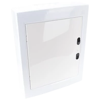 Tracon EDFKSN-12/2 Falon kívüli elosztódoboz, fehér-sík ajtóval, NPE nélkül 2×12 (24) modul, IP40, (H×W×D=415×330×100mm)