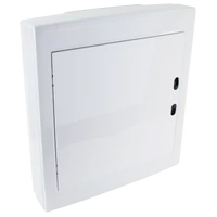 Tracon EDFKSN-18/2 Falon kívüli elosztódoboz, fehér-sík ajtóval, NPE nélkül 2×18 (36) modul, IP40, (H×W×D=505×464×100mm)