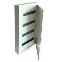 Tracon EDSF-16/4 Fém elosztódoboz süllyesztett, maszkos, fehér 4×16 mod, H×W×D=776×464×115mm, IP42, RAL1013