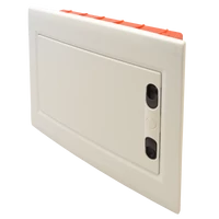 Tracon EDSSN-12/1 Süllyesztett elosztódoboz, fehér-sík ajtóval, NPE nélkül 1×12 (12) modul, IP40, (H×W×D=240×305×80mm)