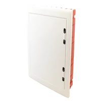 Tracon EDSSN-18/3 Süllyesztett elosztódoboz, fehér-sík ajtóval, NPE nélkül 3×18 (54) modul, IP40, (H×W×D=655×440×90 mm)