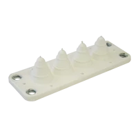 Tracon EKBV-01 Elosztószekrény kábelbevezető, gumi, 4db kábelhez 134x48mm; IP54