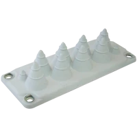 Tracon EKBV-02 Elosztószekrény kábelbevezető, gumi, 10db kábelhez 216x84mm; IP55